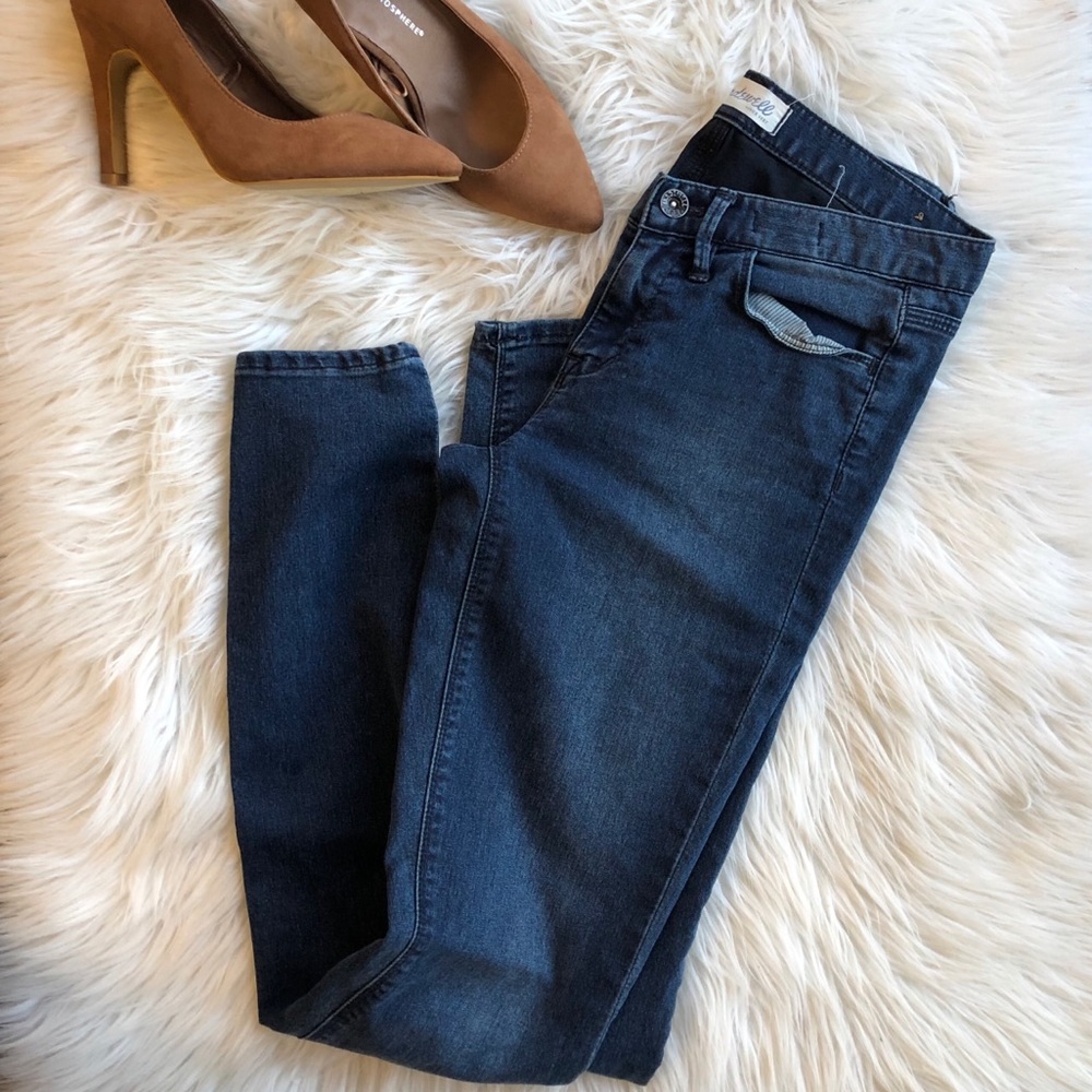MADEWELL women’s blue skinny jeans 27 ❤️